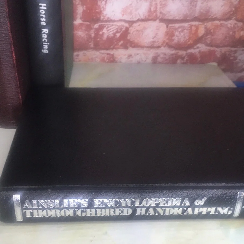 Vintage 70s Thoroughbred Horse Racing Books and Pace Calculator